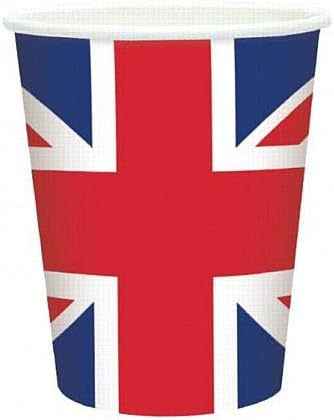 werder Great Britain Flag Cups - 266ml - Each