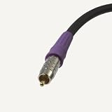 Blue Jeans Cable LC-1 Double-Shielded Low Capacitance Subwoofer Cable, 10 Foot, Black