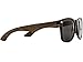 GOWOOD Wood Sunglasses Mens & Women | Premium Polarized Ebony Wood Temples & Black Acetate Frame | Sunglasses UV400 Lenses | Women & Mens Sunglasses UV Protection | CE Marked (black)