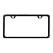 GG Grand General 60403 Black Semi-Gloss Powder Coated License Plate Frame with 2 Holes