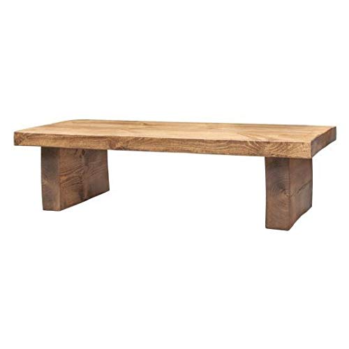 Funky Chunky Furniture Chopwell Low Tv Stand 2 Inch Top Rustic