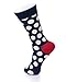 Alpine Swiss Mens Dress Socks 6 Pair Crew Sock Cotton Dress Socks for Men Solid Ribbed Argyle Pattern Multicolor Fun Designs