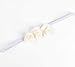 Floral Fall Baby Girls rose Elastic flower Headbands Hair Bands BY-13 (White)