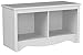 Prepac Twin Cubbie Bench, White