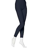 EMEM Apparel Women's Ladies Solid Colored Seamless Opaque Dance Ballet Costume Full Length Microfiber Footless Tights Leggings Stockings Navy C