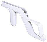 Nintendo Wii Zapper Gun Remote And Nunchuck Controller (Controller, Shooter games, Nintendo Wii Compatible) - White