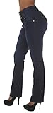 N452BT – Plus/Junior Size Colombian Design Butt Lift High Waist Boot Leg Jeans