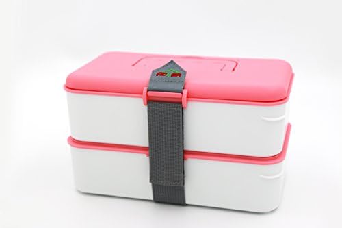Bento Box Leak-proof 2 Compartment Lunch Box With Safe Materials Bento Lunch Box For Kids &amp; Adults Pink