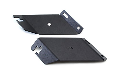 iJDMTOY (Pair) For 2007-2017 Jeep Wrangler LED Light Bar Hood Mounting Brackets (Compatible with 20-22" LED Work Light Bar)