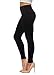 Conceited Fleece Lined Leggings Women - Regular and Plus Size Tights - Premium Warm Fabric in Many Colors - Black - Small - Medium
