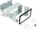 Pioneer ADT-VA133 2 DIN Installation Kit, Includes Flush Mount Cage, 2 DIN Chassis Brackets and Trim Ring, Convenient Installation, Fits Most 2 DIN in-Dash Receiver Products
