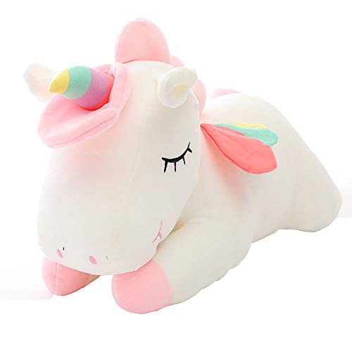 image for AIXINI Unicorn Stuffed Animal Plush Toy, 31.5 Inch Cute Soft Unicorn P