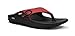 Oofos Unisex OOriginal Sport Flip Flop Marsala (INCLUDES FREE RED FOOT ROLLER MASSAGER)