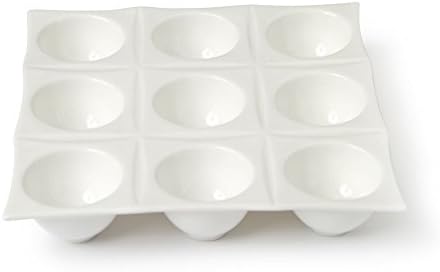 Carmona Eggshell Display Porcelain Candy Dish Porcelain &amp; White New Bone China