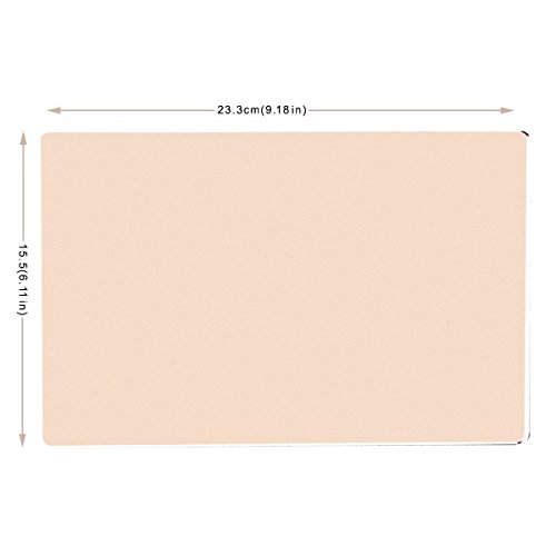 Mouse Pad, Qcute 9.18" 6.11" Gaming Aluminum Mouse Pad W Non-Slip Rubber Base & Micro Sand Blasting Aluminium Surface for Fast and Accurate Control(Gold) - Thumbnail 5