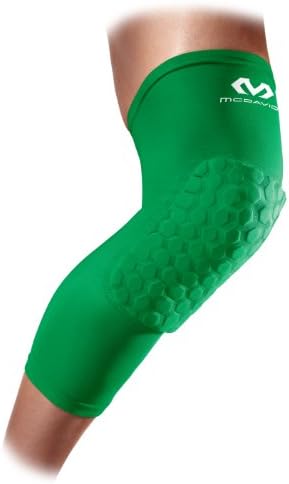 McDavid 6446 Extended Compression Leg Sleeve with Hexpad Protective Pad - One Pair