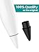 Klearlook Replacement Tip for Apple Pencil,[2-Pack] Pencil Tips iPencil Nib for Apple Pencil 1st and 2nd Generation iPad Air iPad Mini iPad Pro Series,Screen Protector Supported [Black]
