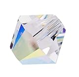 100pcs 3mm Adabele Austrian Small Bicone Crystal Beads Clear AB Compatible with Swarovski Crystals Preciosa 5301/5328 SSB302