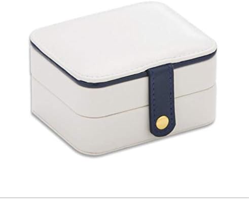 Desktop Chic Make Up Vanity Tray Office Home Supplies Makeup Organiser Jewelry Box (Color : White)