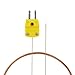 PerfectPrime TL0260, 0.13mm Diameter, K-Type Sensor Probe for K-Type Thermocouple Thermometer/Meter in Temperature Range from -20 to 260 °C/ 500 °F