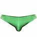 FEESHOW Men's Smooth Stretch Bikini Swimwear Underwear Swim Briefs (Green, XL)