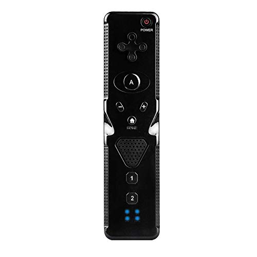 Poulep Wireless Remote Controller for Nintendo Wii Wii U Console (NO Motion Plus) - Black