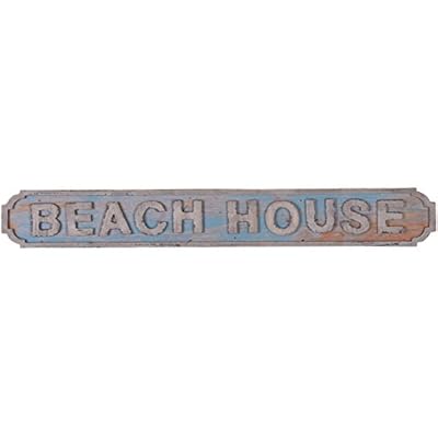 Beach House Sign Wooden Beach Themed Framed Wall Art Decor for Home Rustic Vintage Summer Ocean Large Hanging Decorative… 31%2B39JnNzNL. SS400