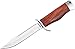 Grand Way Bowie Knife - Hunting Fixed Blade Bowie Knife with Wood Handle and Guard - Small Rambo Knife for Buschcraft and Survival FB 1882