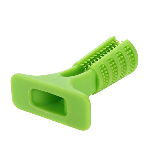 Lovewe Dog Molar Stick,Dog Brushing Stick,Dogs Effective Toothbrush,Doggy Brush Stick (green)