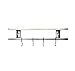 12 Inch Stainless Steel Magnetic Knife Holder & Space-Saving Strip for Kitchen Knives & Utensils, Office, Craft, Bar, Garage & Workshop Tools Wall Rack: Includes 4 Removable Hooks, Screws & Hardware