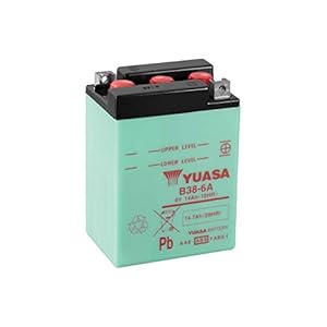 YUASA BATTERIE B38-6A open zonder zuur