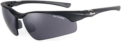 Sundog True Blue Flight Sunglasses, Matte Black with Smoke