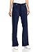 Dickies Women's Xtreme Stretch Fit Drawstring Flare Leg Pant, Navy, Medium