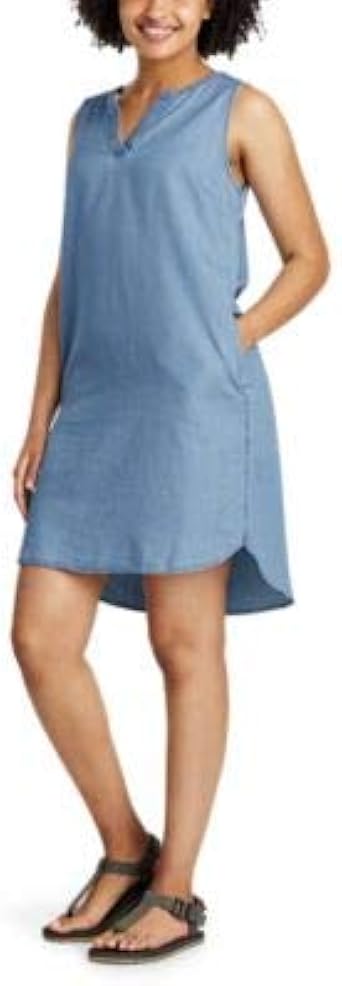 eddie bauer denim dress