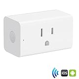 WiFi Smart Plug, ZTHY Wireless Mini Outlet Switch with Timer Function,Work with Alexa,Google home and IFTTT, No Hub Required, Remote Control Devices from Anywhere, Occupies Only One Socket