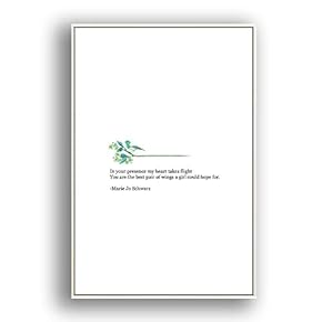 Framed Canvas Wall Art for Living Room, Bedroom Simple Words Canvas Prints for Modern Home Decoration Ready to Hang - 16"x24" inches