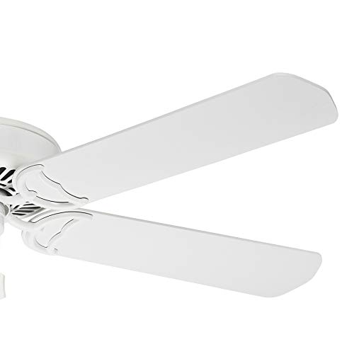 Casablanca Fan 52 inch Contemporary Snow White Outdoor Ceiling Fan - Pull Chain Included (Certified Refurbished) - Thumbnail 4