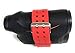 Less is more golf rangefinder Magnetic Holder Band (Strap) (Red), with Adhesive Metal Plate