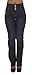 Style N545-1A-BT– Colombian Design, Butt Lift, High Waist, Boot Leg Jeans in Dark Blue Size 7