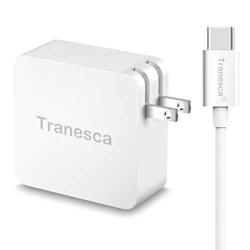 Tranesca 65W Type C Wall Charger with 6ft Type c Cable for Charging MacBook Pro/Air 2018,iPad Pro 2018, Nexus 6P, LG G6, Pixel C/3/2/XL, Nintendo Switch and More (All Type C Charging Enabled Devices) - Thumbnail 6