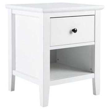 Southwold 1 Drawer Bedside Table New England Wooden Bedroom