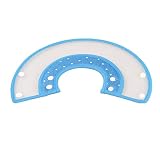JIADACHEN Elizabeth Circle Pet Protective Soft - Clear Cone Not Block Vision,Suitable Small Dog and The Kitten Pet,Adjustable Lightweight Elizabethan Collar (Blue, S)