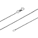 Sterling Silver 1.3mm Diamond-Cut Rope Chain Necklace Solid Italian Nickel-Free, 14-36 Inch