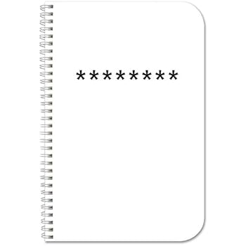 BookFactory Password Journal/Password Organizer/Password Book/Logbook/Password Keeper, 120 Pages, 3 1/2