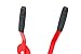 Excavator Sand Digger Toy Backhoe for Kids (Ride On) Outdoor Digging Scooper for Dirt, Snow, Beach, Sandbox | Heavy-Duty Metal, 2-Hand Operation, 360° Swivel Seat | Ages 3+ (red)