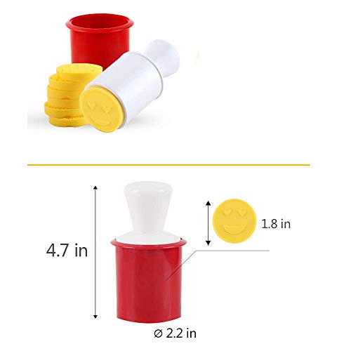 Silicone Cookie Stamps Set, 6pcs Hand Press Cookie Cutter Stamper Set Pastry Molds, DIY Baking Decoration Tools