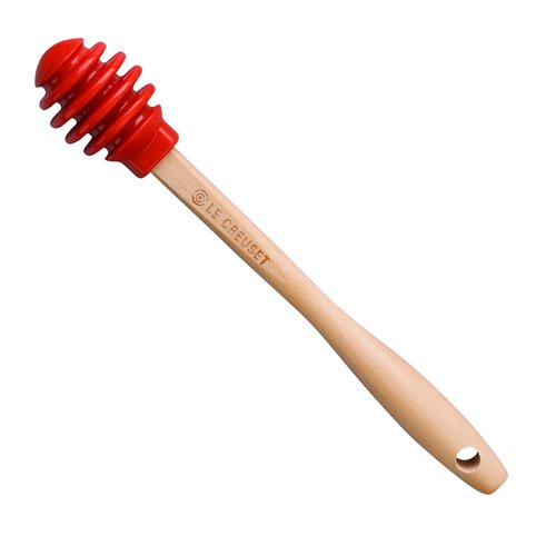 Le Creuset Silicone Honey Dipper, Cerise (Cherry Red)