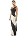 PattyBoutik Women's V Neck Striped Maxi Dress