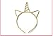 XIMA 6pcs Glitter Unicorn Headband Plasitc Unicorn Girls Hairbands Children Birthday Party Favors Unicorn Decorations (6pcs-Glitter Unciorn Headband)