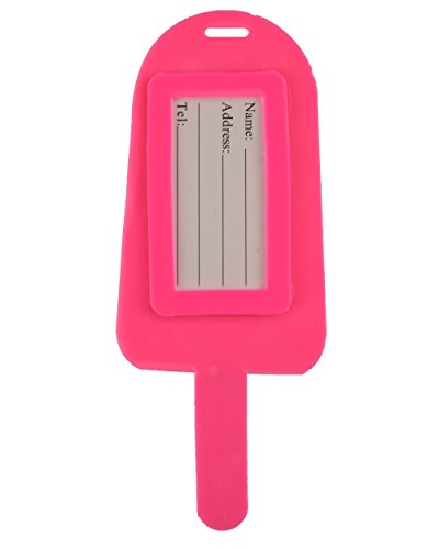 Unique Luggage Tag Travel Suitcase Bag Identify Label with Steel Loop (Candy-3Pack)
